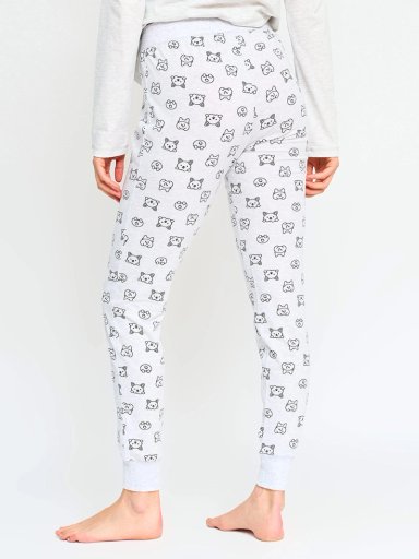 PANTALÓN TOBILLERO MUJER INDEX PIJAMA PUNO - 2