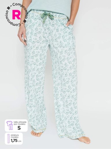 PANTALÓN DE PIJAMA MUJER MARQUIS RECTO - 1