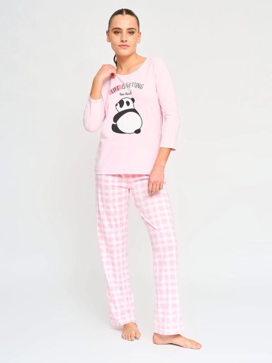 TOP DE PIJAMA MANGA 3/4 MUJER INDEX PRINT - 4