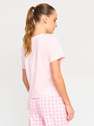 TOP DE PIJAMA MANGA CORTA MUJER INDEX RECTO PRINT - 2