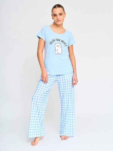 PANTALÓN DE PIJAMA MUJER INDEX ELASTIC - 4