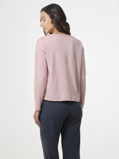 POLO PIJAMA MANGA LARGA MUJER MARQUIS OVERSIZE PV26 VERDE XL - 2