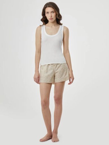 POLO PIJAMA MUJER SIN MANGAS MARQUIS RIB - 5