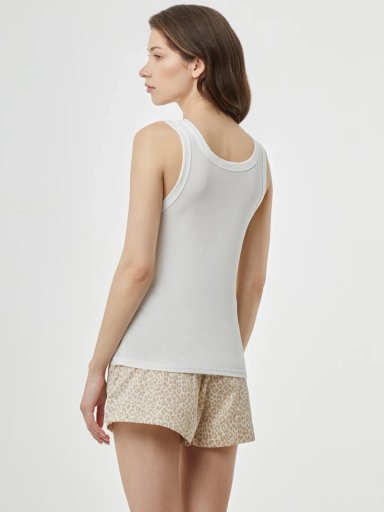 POLO PIJAMA MUJER SIN MANGAS MARQUIS RIB - 2