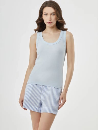 POLO PIJAMA MUJER SIN MANGAS MARQUIS RIB - 1