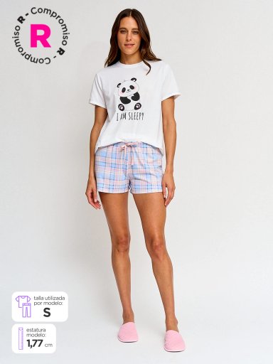 SHORT MUJER INDEX FULL PRINT