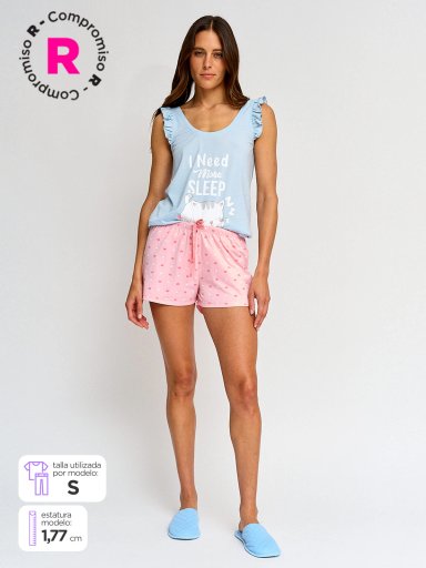 SHORT MUJER INDEX FULL PRINT