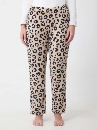 PANTALÓN MUJER MARQUIS FELPA ANIMAL PRINT