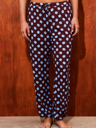 PANTALÓN DE PIJAMA MUJER IN BLOOM MAXI DOTS