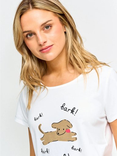POLO DE PIJAMA MANGA CORTA MUJER INDEX PRINT B - 3