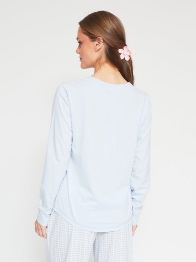 POLO DE PIJAMA MANGA LARGA MUJER INDEX PUNO - 2