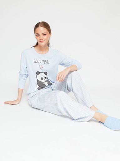 POLO DE PIJAMA MANGA LARGA MUJER INDEX PUNO - 4