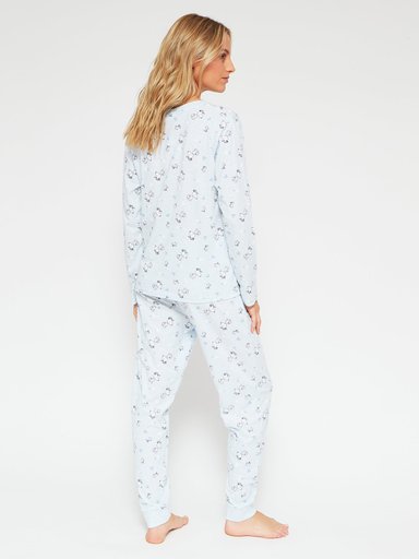 PIJAMA MANGA LARGA MUJER INDEX PUNO - 2