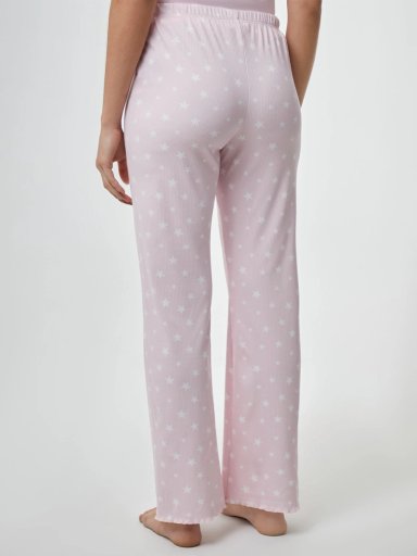 PANTALÓN DE PIJAMA MUJER INDEX ACAMPANADO WHITE STAR - 2