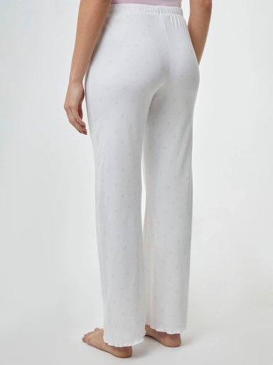 PANTALÓN DE PIJAMA MUJER INDEX ACAMPANADO MINICORAZONES - 2