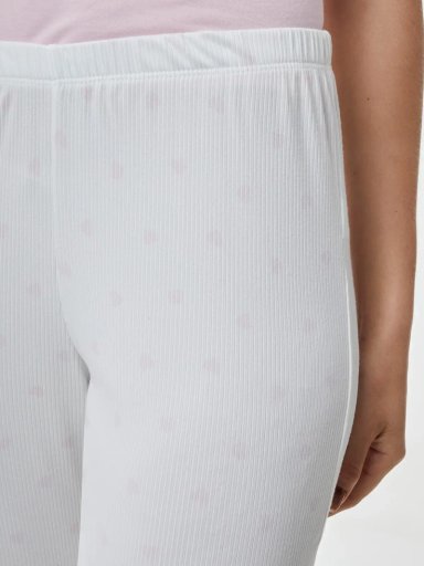 PANTALÓN DE PIJAMA MUJER INDEX ACAMPANADO MINICORAZONES - 4