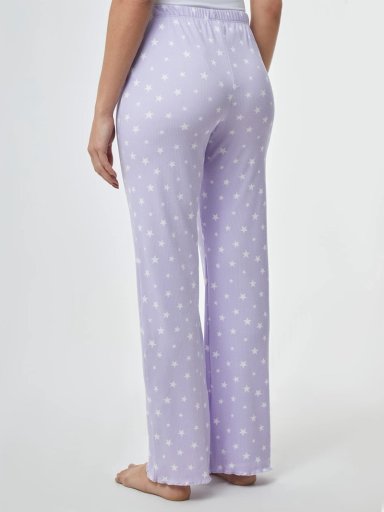 PANTALÓN DE PIJAMA MUJER INDEX ACAMPANADO STAR - 2