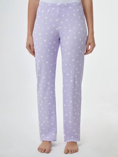 PANTALÓN DE PIJAMA MUJER INDEX ACAMPANADO STAR