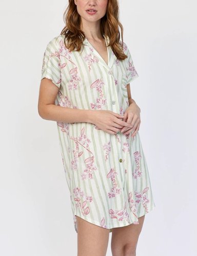 PIJAMA MUJER IN BLOOM CAMISOLA BOYFRIEND AGNES