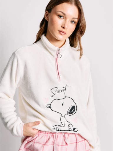 PIJAMA MANGA LARGA MUJER INDEX SNOOPY - 3