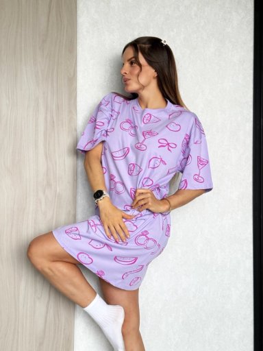 PIJAMA CAMISOLA MUJER ALGODÓN ALEJANDRA BAIGORRIA CITRUS