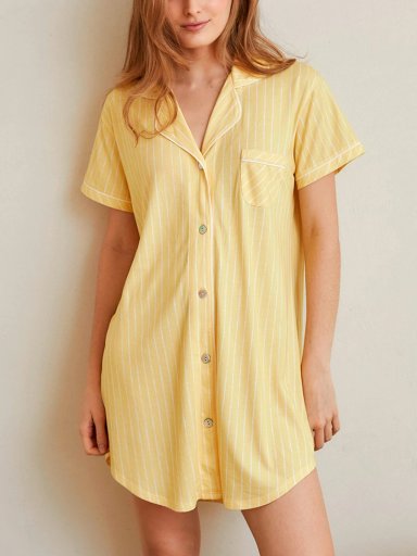 CAMISOLA MANGA CORTA MUJER IN BLOOM BOYFRIEND