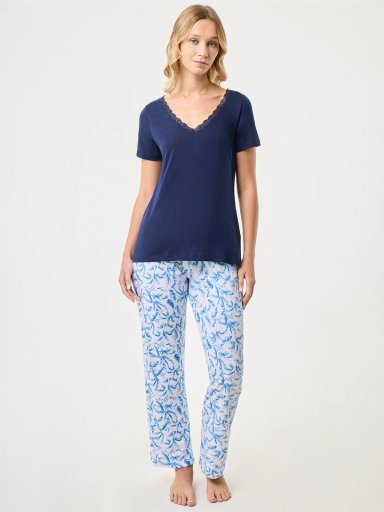 PANTALÓN DE PIJAMA MUJER MARQUIS FLORES - 5