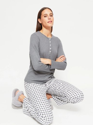 PACK PIJAMA MUJER MARQUIS FRANELA - 4
