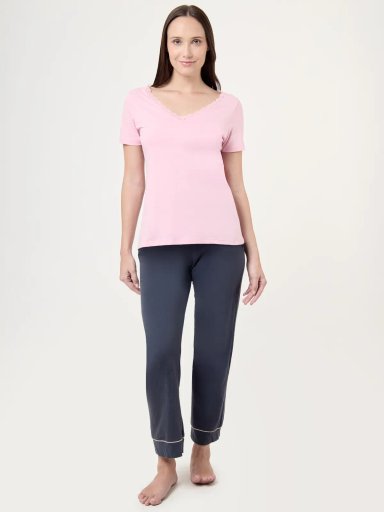 POLO MANGA CORTA MUJER MARQUIS ENCAJE - 5