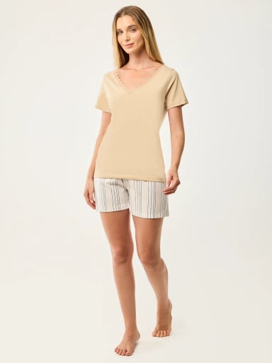 POLO MANGA CORTA MUJER MARQUIS ENCAJE - 5