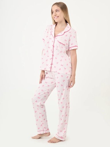 PIJAMA MUJER INDEX HUESO LAZOS - 5