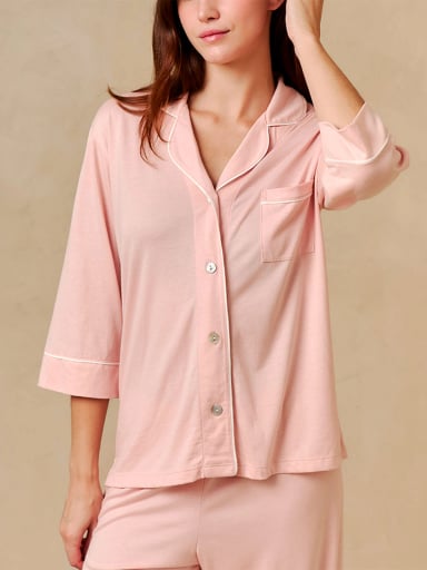 PIJAMA MUJER IN BLOOM BOYFRIEND MIDI - 2