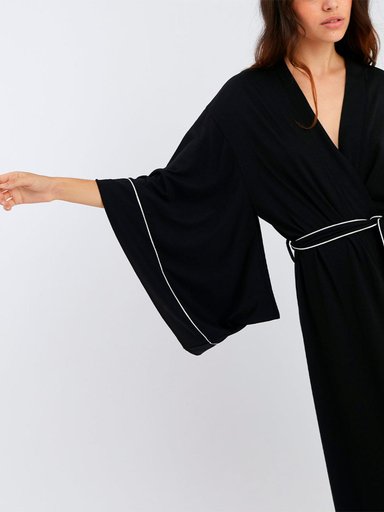 BATA MUJER IN BLOOM KIMONO MAXI - 2