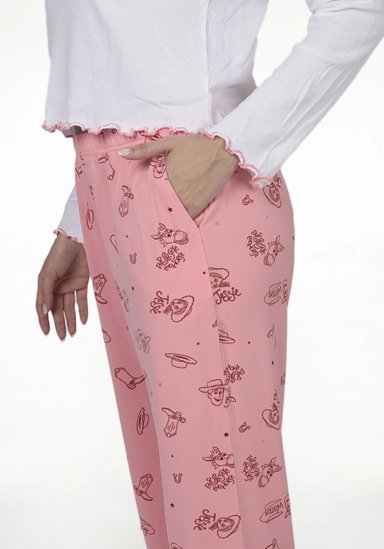 PIJAMA MUJER KAYSER D6090 CORAL - 3