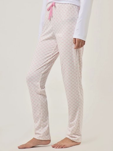 PANTALÓN PIJAMA MUJER INDEX HUESO LAZOS - 3