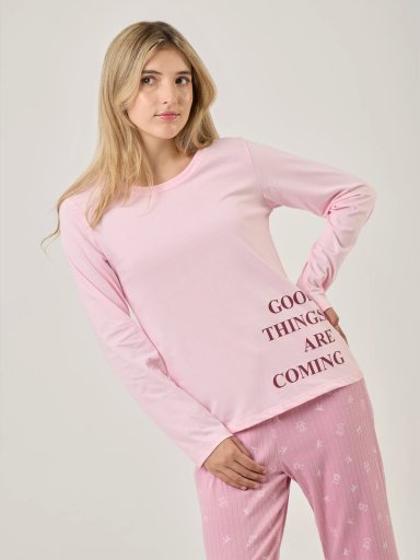 TOP PIJAMA MANGA LARGA INDEX GOOD THINGS ARE COMING - 1