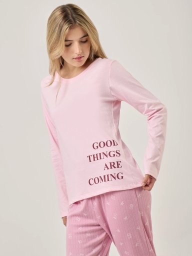 TOP PIJAMA MANGA LARGA INDEX GOOD THINGS ARE COMING - 3