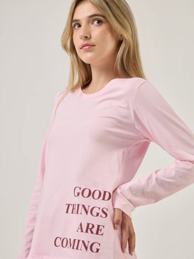 TOP PIJAMA MANGA LARGA INDEX GOOD THINGS ARE COMING - 4