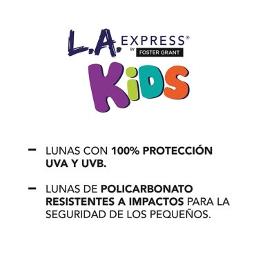 LENTE DE SOL L.A. EXPRESS NERDS AZUL - 5