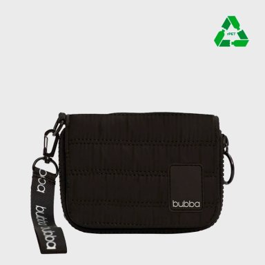 BILLETERA BUBBA BAGS MINI MATTE RPET 2.0 VELVET NEGRO