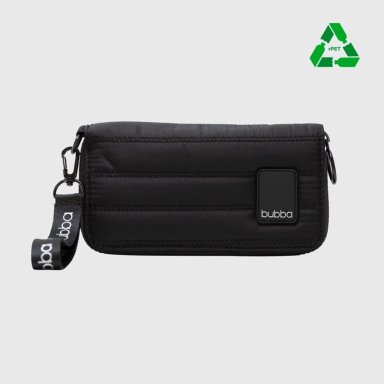 BILLETERA BUBBA BAGS MATTE VELVET REGULAR RPET NEGRO