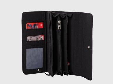 BILLETERA BUBBA BAGS DAILY NEGRO - 4