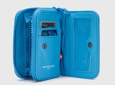 BILLETERA BUBBA BAGS MATTE RPET AZUL - 3