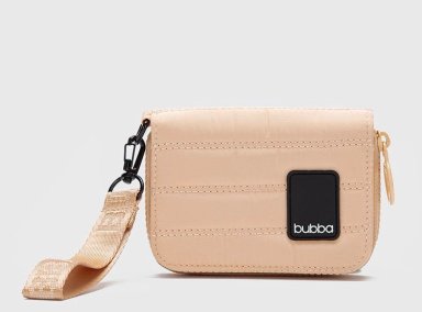 BILLETERA BUBBA BAGS RPET MATTE NUDE