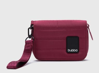 BILLETERA BUBBA BAGS MATTE RPET ROJO