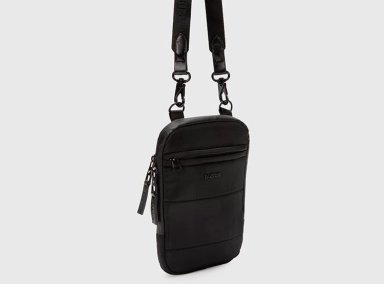 CARTERA BUBBA BAGS MATTE NEGRO - 3