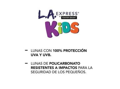 LENTE SOL L.A. EXPRESS KIDS BILL GRN - 4