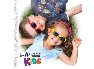 LENTE SOL L.A. EXPRESS KIDS BILL GRN - 5