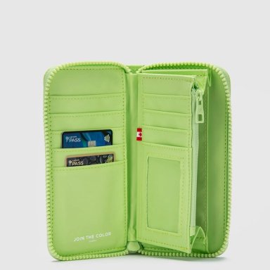 BILLETERA BUBBA BAGS ORIGINALS MATTE LIMA - 3