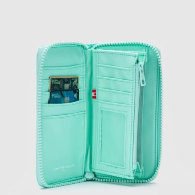 BILLETERA BUBBA BAGS ORIGINALS MATTE AGUAMARINA - 3
